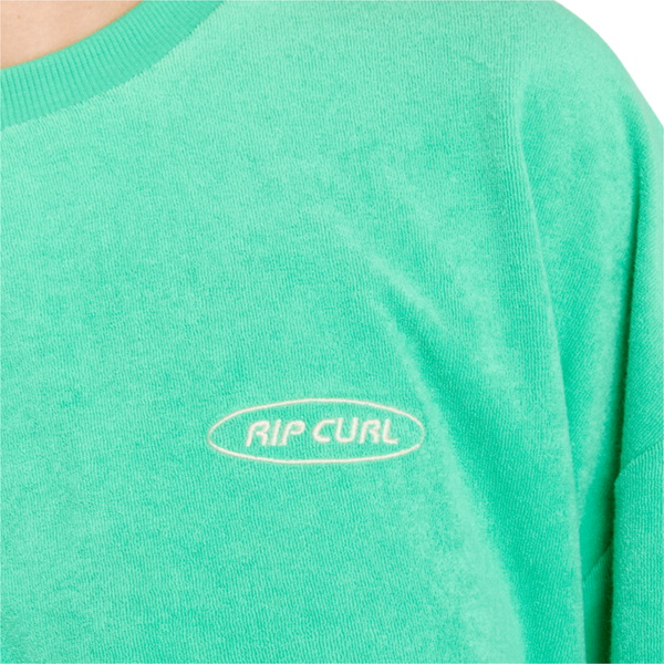 2026 Rip Curl Womens High Tide Terry Crew 076WFL - Green